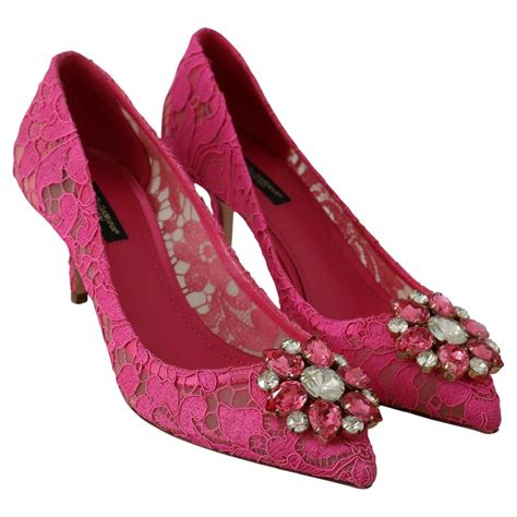 dolce and gabbana pink heels